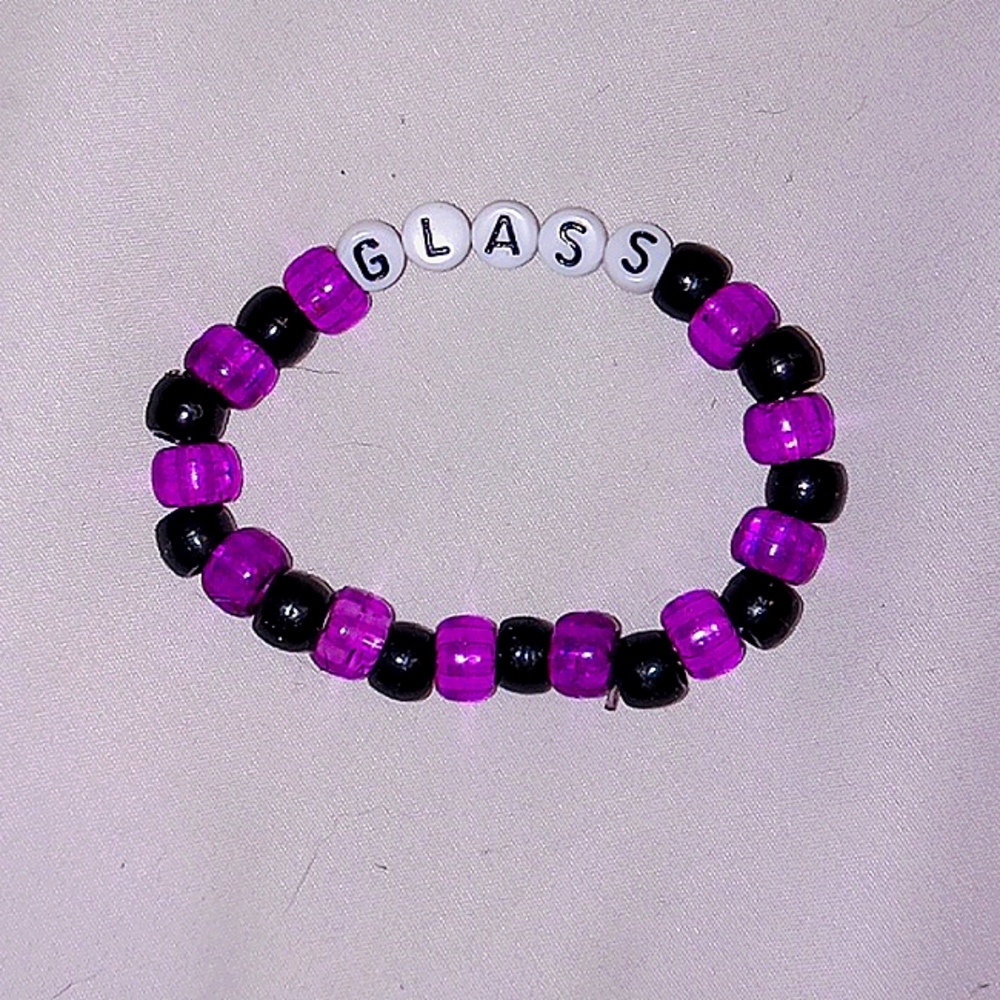 GLASS kandi bracelet